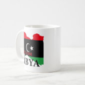 Freiheit für Libyen Kaffeetasse (Vorderseite Links)