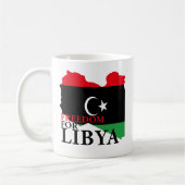 Freiheit für Libyen Kaffeetasse (Links)