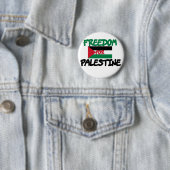 Freiheit für Palästina Button (Beispiel)