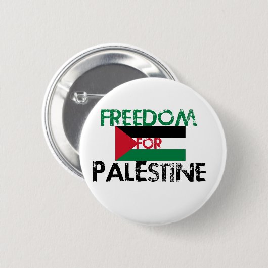 Freiheit für Palästina Button (Vorne & Hinten)