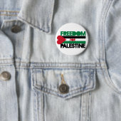 Freiheit für Palästina Button (Beispiel)