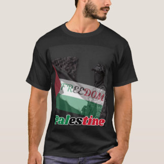 Freiheit für Palästina - Solidarność Camouflage Re T-Shirt