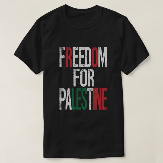 Freiheit für Palästina T-Shirt (Design vorne)