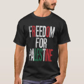 Freiheit für Palästina T-Shirt (Vorderseite)
