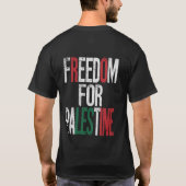 Freiheit für Palästina T-Shirt (Rückseite)