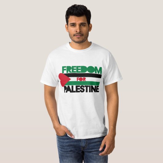 Freiheit für Palästina T-Shirt (Vorne ganz)