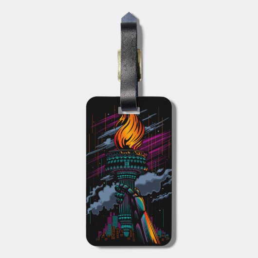 Freiheit Gepäckanhänger (Rückseite vertikal)