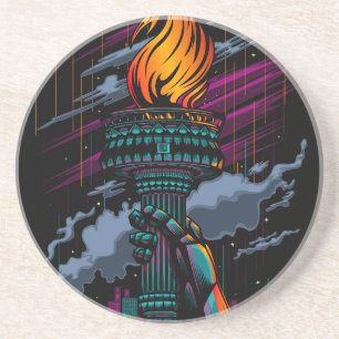 Freiheit Getränkeuntersetzer