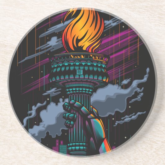 Freiheit Getränkeuntersetzer (Vorne)