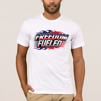 Freiheit Getriebenes Patriotisches Renn-Shirt T-Shirt