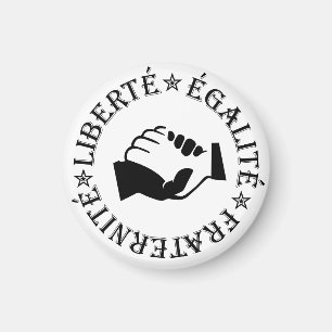 Freiheit, Gleichheit, Brüderlichkeit Magnet