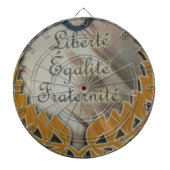 Freiheit, Gleichheit, Brüderlichkeit: Zukunft Blüh Dartscheibe (vorne)