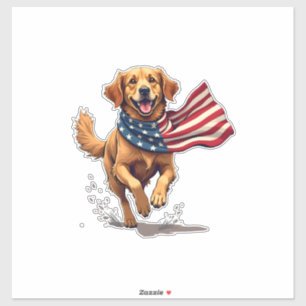 Freiheit Golden Retriever Vintage Gravur Shirt Aufkleber