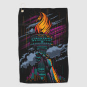 Freiheit Golfhandtuch (Vorderseite)