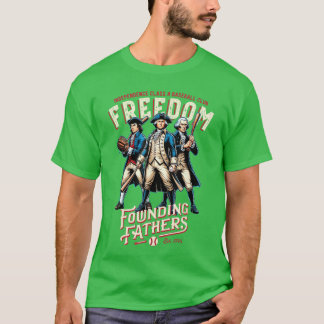 Freiheit Gründungsväter Retro Minor League Basebal T-Shirt