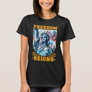 Freiheit herrscht Frauen Schwarz T-Shirt