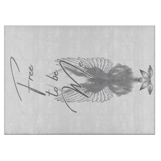 Freiheit, ich Cutting Board zu sein Schneidebrett (Vorderseite)