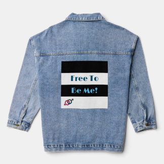 "Freiheit, ich zu sein" Jeansjacke