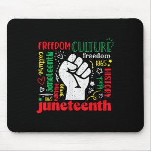 Freiheit im Juni - 19. Juni 1865 Afrika H Mousepad