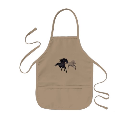 Freiheit im Schnee Kinderschürze (Vorne)