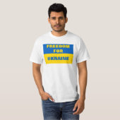 FREIHEIT IM UKRAINISCHEN T - Shirt (Vorne ganz)