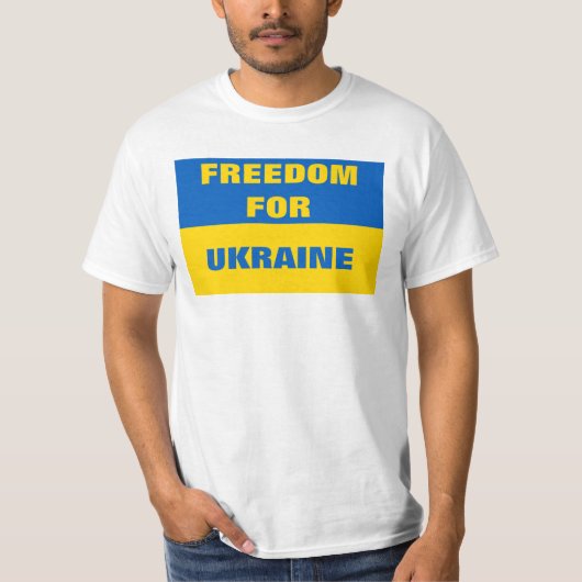 FREIHEIT IM UKRAINISCHEN T - Shirt (Vorderseite)