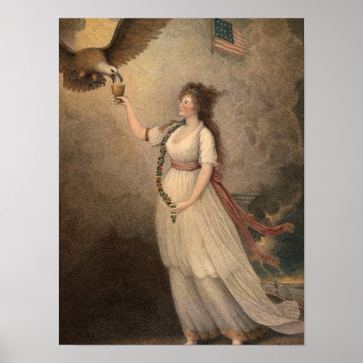 Freiheit in Form der Göttin der Jugend Poster (Vorne)