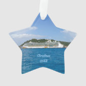 Freiheit in St. Maarten datiert Ornament (Rückseite)