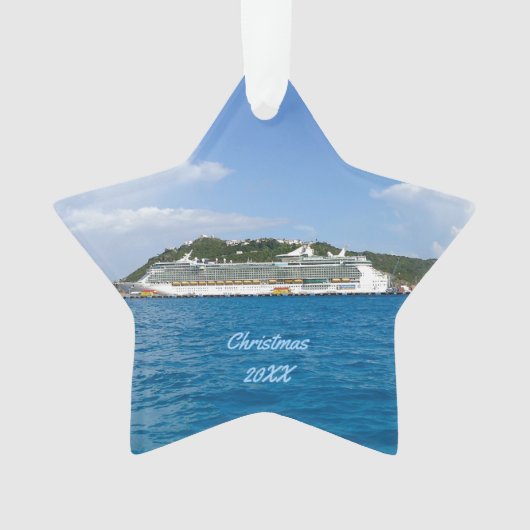 Freiheit in St. Maarten datiert Ornament (Vorderseite)