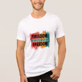 Freiheit - Inspiration für grafischen T - Shirt (Vorderseite)