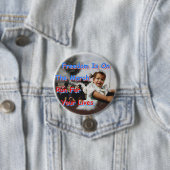 Freiheit ist an dem März Button (Beispiel)