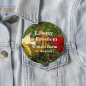 Freiheit ist Freiheit ... Button (Beispiel)