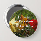 Freiheit ist Freiheit ... Button (Vorne & Hinten)