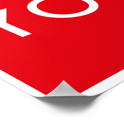 Freiheit ist gefährdet WW2 Poster — Grenze (Ecke)