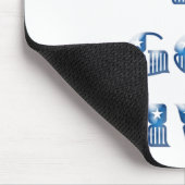 Freiheit ist Gott gegeben, blau Mousepad (Ecke)