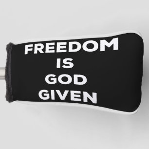 Freiheit ist Gott gegeben Golf Headcover
