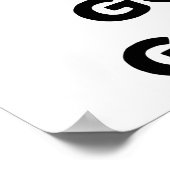 Freiheit ist Gott gegeben Poster (Ecke)