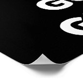 Freiheit ist Gott gegeben Poster (Ecke)