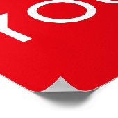 Freiheit ist in Gefahr Poster (Ecke)