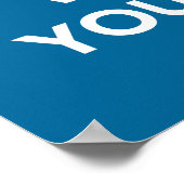 Freiheit ist in Gefahr, sie mit all Ihrer Macht zu Poster (Ecke)