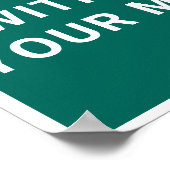 Freiheit ist in Gefahr Vintag für Großbritannien Poster (Ecke)