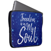 Freiheit ist in meinem Soul Laptopschutzhülle (Vorne Rechts)