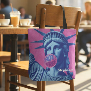 Freiheit ist kein Freier Retro Pop Freiheitsstatue Tasche
