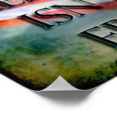 Freiheit ist kein kostenloses Poster (Ecke)