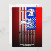 Freiheit ist mehr als eine Postkarte der Freiheit (Vorne/Hinten)