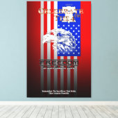 Freiheit ist mehr als eine Word Freiheit Leinwand  (Insitu (Holzboden))