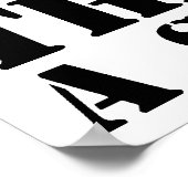 Freiheit ist nicht frei: einem Soldaten zu danken  Poster (Ecke)