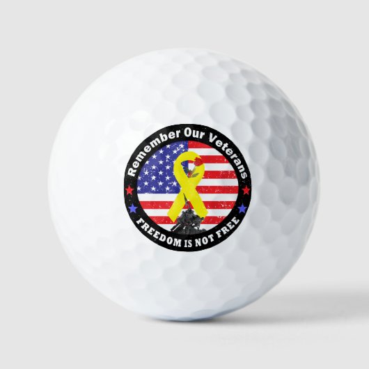 FREIHEIT IST NICHT FREI GOLFBALL (Vorderseite)