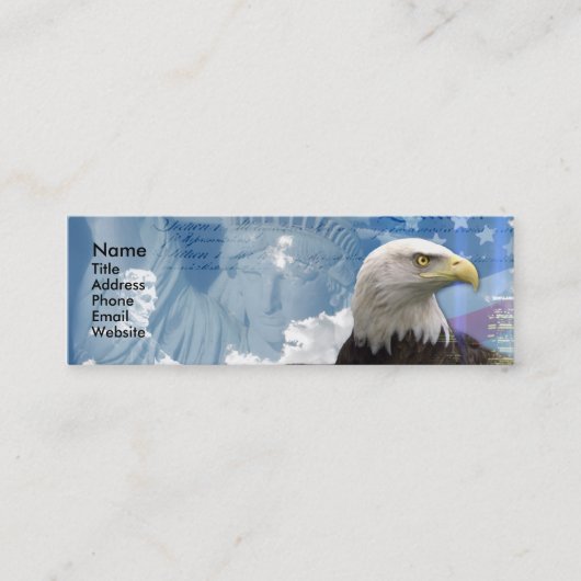 Freiheit ist nicht frei mini visitenkarte (Vorderseite)