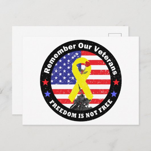 FREIHEIT IST NICHT FREI POSTKARTE (Vorne/Hinten)